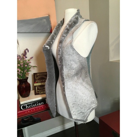 The People of the Labyrinths shearling and Silk Eagle Jacket - Picture 9 of 13